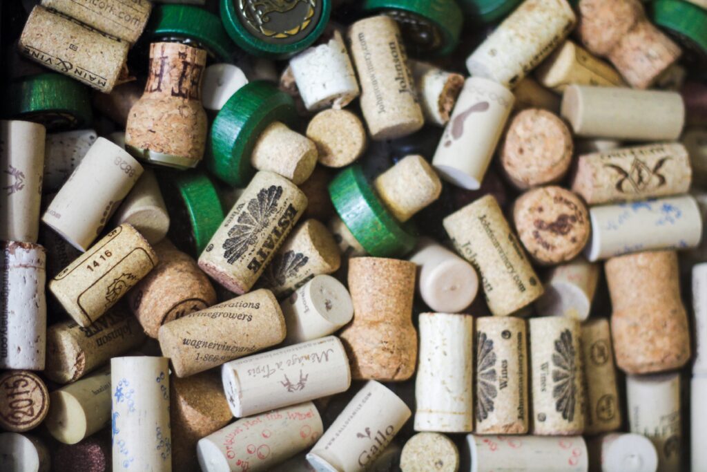 many different types of wine corks