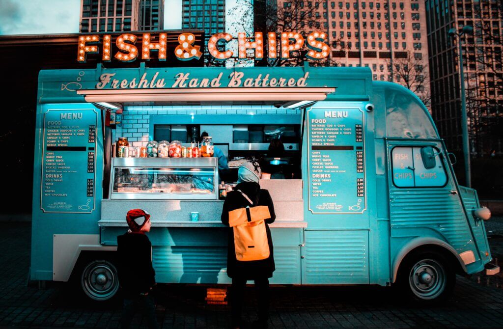 fish and chips food truck