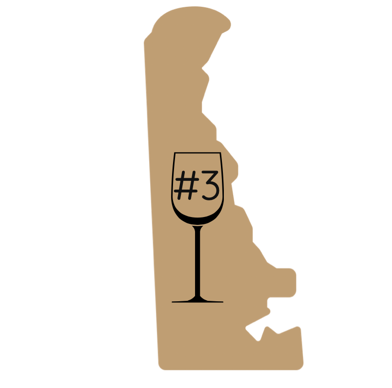 third best winery in Delaware award