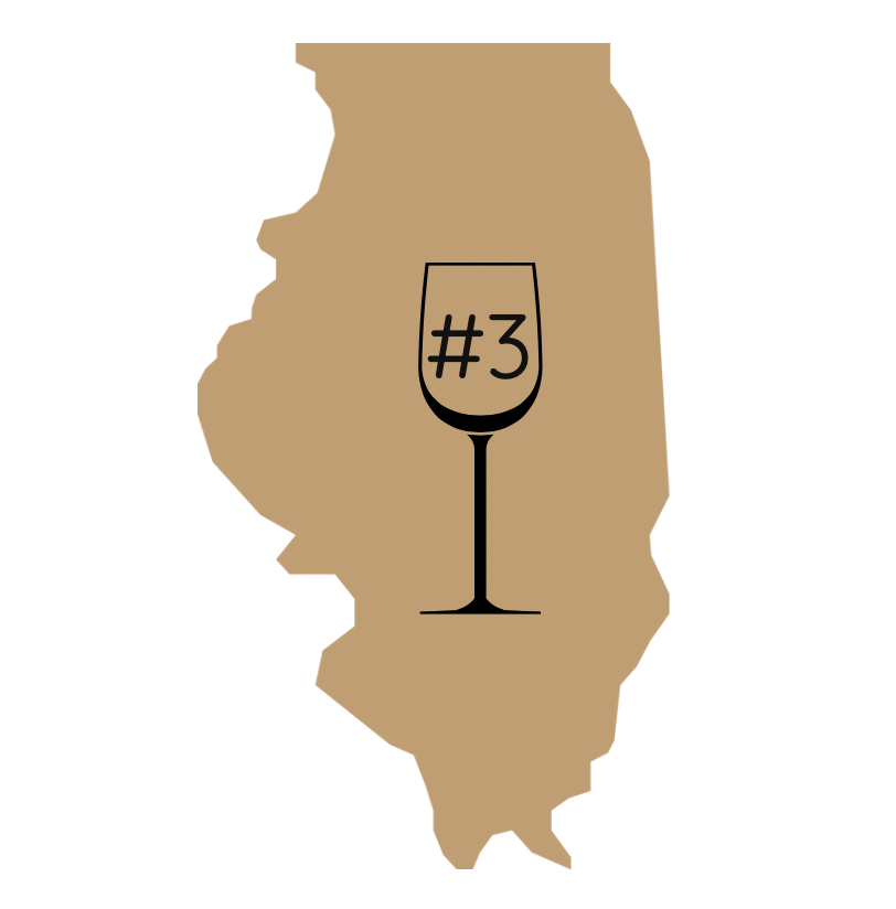third rated winery in Illinois award