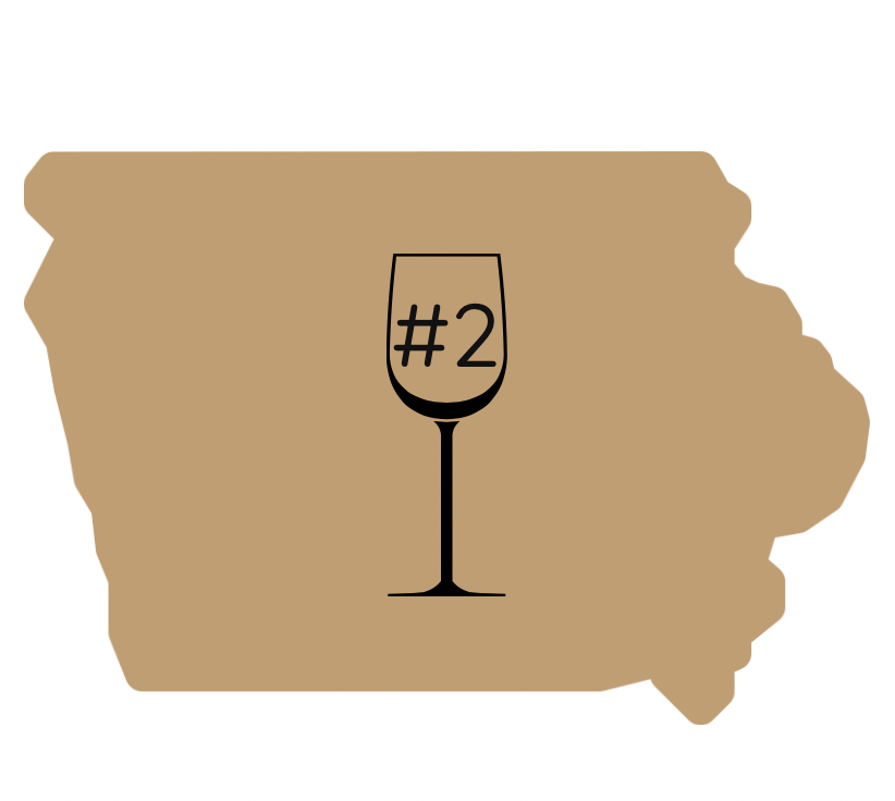 second best winery in Iowa award