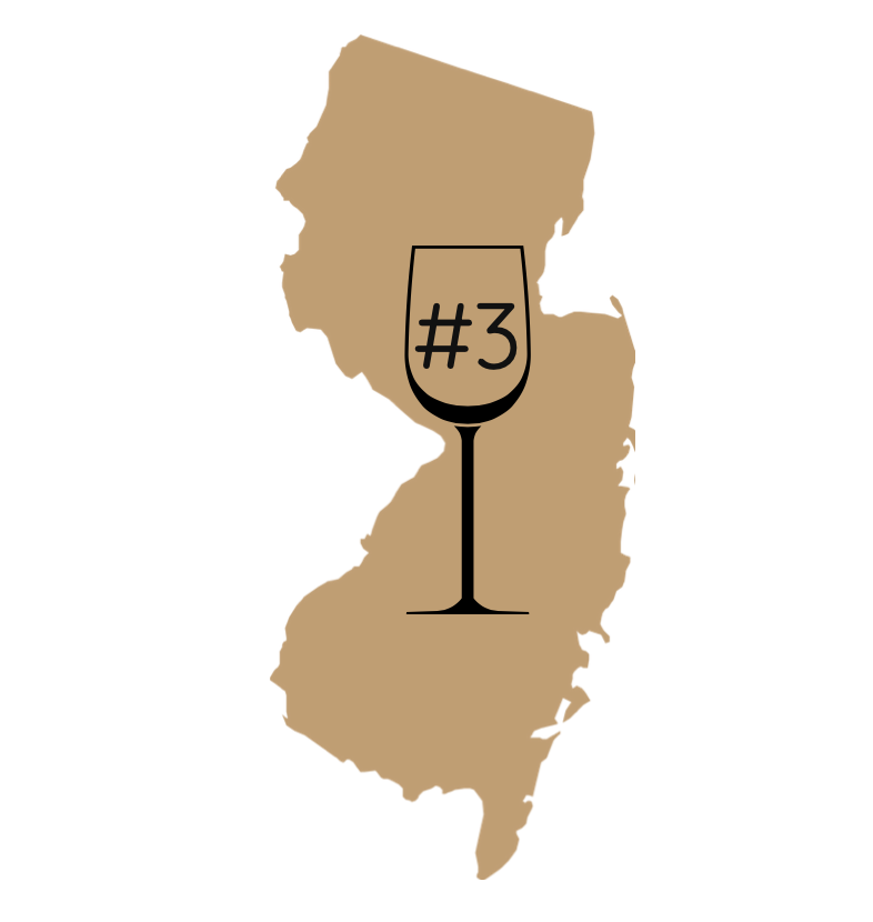 third best winery in New Jersey award