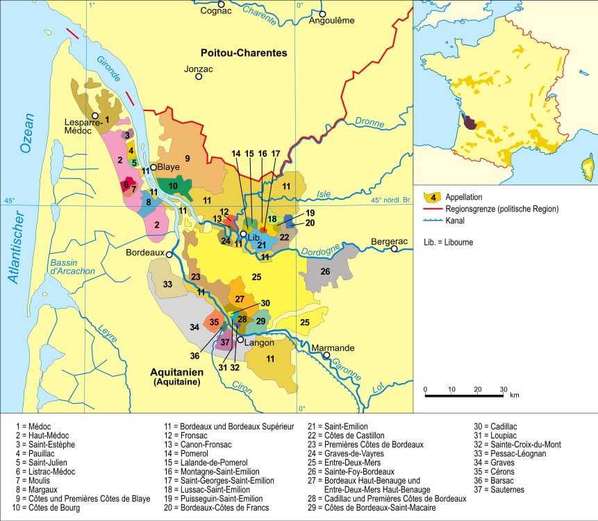 Bordeux Map